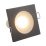 Встраиваемый светильник без лампы DENKIRS ENKEL DK3015-BK GU10 черный квадратный IP44
