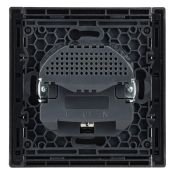 Штепсельная розетка встраиваемая IEK FORTE&PIANO 16А FP-R14-16-U21-D31-K46 FP545 с з/к и шторками с USB A+A 3,1А сталь