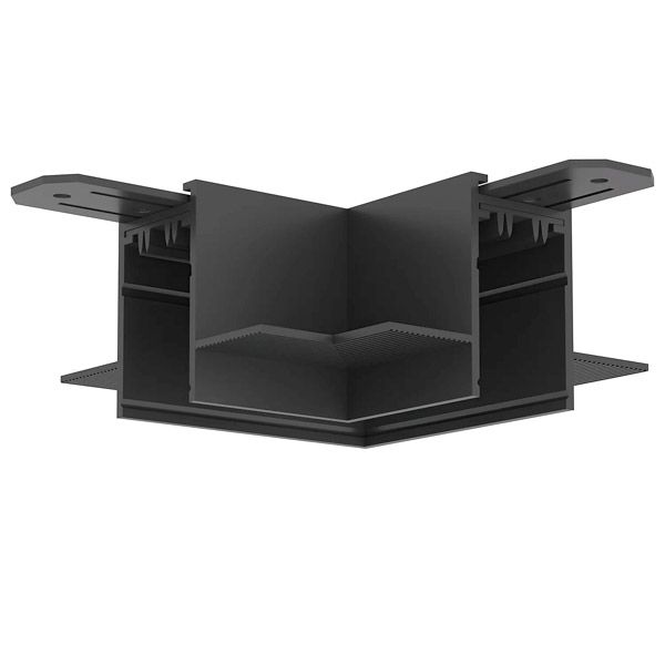 Соединитель для однофазного шинопровода SMART HIDE TR2112-BK встраиваемый угловой черный