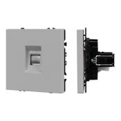 Розетка встраиваемая компьютерная RJ45 кат.6 Arlight 059439 SCT-NOBE-MPC1-SFPL-IS никель