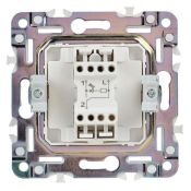 Выключатель встраиваемый одноклавишный с подсветкой IEK SKANDY SK-V10-1-10-K02 SK-V07Bl черный