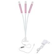 Фитосветильник  18W UL-00008904 ULT-P33-18W-SPLE-TM-60 IP40 WHITE TRIPLE на прищепке с таймером IP40