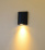 светильник 12W Белый теплый LWA0148A-BL-WW 220V цилиндр накладной черный