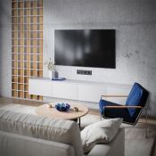 Розетка телевизионная встраиваемая VOLTUM S70 TV+RJ45 кат. 6 черный матовый