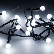 гирлянда фигурная  3.5W Белый 025565 ARD-BALL-CLASSIC-D13-5000-BLACK-50LED 230V IP65