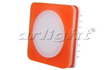 Встраиваемый светильник   5W Белый дневной  020838 LTD-80x80SOL-R-5W 4000K 220V IP40 квадратный оранжевый Уценка!!!