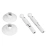 Держатель для гибкого неона MOONLIGHT-COTTON-ROUND-D13-S-KIT White 049329