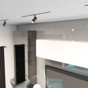 Трековый светильник однофазный   9W Белый-MIX SMART SPOT DK8010-BK IP20 на шинопровод управляемый черный