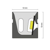 Гибкий неон   60W Белый дневной 432023 12x12 24V IP67 4000K