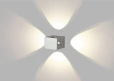 светильник  4W Белый дневной KVAD GW-9092-4-SL-NW 220V квадратный накладной серебристый
