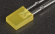 светодиод выводной  прямоугольный Желтый   0.70cd 004185 ARL-2507UYD