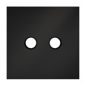 Накладка для розетки телевизионной оконечной TV+SAT S70 черный матовый