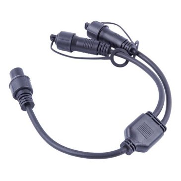 Провод-разветвитель для гирлянд UL-00013233 UCX-F90 S2-0.4M-BK черный 2 выхода, статика-мерцание 0.4м IP67