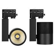 Трековый светильник  40W Белый дневной LGD-ARES-4TR-R100 BK 24deg на шинопровод черный 025537