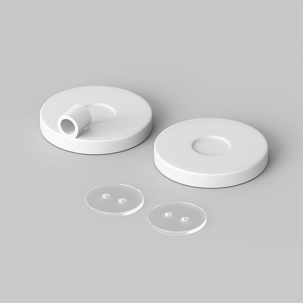 Заглушка для гибкого неона Maytoni NEMO 201143 для неона 360° D25 боковая силиконовая белая