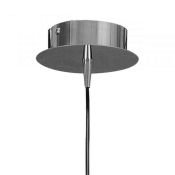 Люстра подвесная Lightstar без лампы 810023 AGOLA 1х40W E14 хром/янтарный