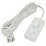 удлинитель без заземления Uniel UL-00009978 S-CU2-5 WHITE 5м Ultra