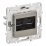 Розетка встраиваемая компьютерная двойная IEK SKANDY SK-K20-2-K50 SK-K04N RJ45 кат.6 металл никель