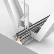 Архитектурный алюминиевый профиль KLUS FOLED-CEIL-CENTER-3000 044853