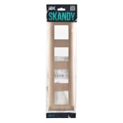 Рамка пластик 4 поста IEK SKANDY SK-M42-K98 SK-F04Sa песочный
