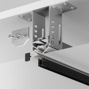 Заглушка торцевая к профилю Levity TRA184MPEC-S(N) серебро (2шт)