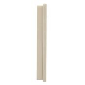 Рамка пластик 1 пост IEK BRITE BR-M12-51-K10 РУ-1-Бр бежевый рифленый