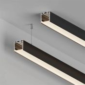 алюминиевый профиль S-LUX SL-LINE-3535-3000 BLACK (BY) 061363