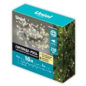 гирлянда РОСА Белый теплый UL-00012124 ULD-S1000-250-DTA WARM WHITE IP20 DEWDROP 220V 10м