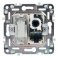 Розетка встраиваемая комбинированная IEK SKANDY SK-AK20-2-K02 SK-A15Bl TV+RJ45 кат.6 черный