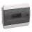 Корпус пластиковый TF5-KP12-V-12-41-K01-K03 ЩРВ-П-12 IP41 черная прозрачная дверь TEKFOR IEK