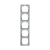 Рамка 5 постов JUNG EP485AL алюминий ECO PROFI Рамка 5 постов JUNG EP485AL алюминий ECO PROFI