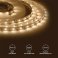 Светодиодная лента Белый теплый 2835 12V  8W/m 60Led/метр 00-120 Стандарт 10мм IP20
