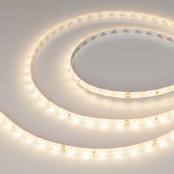 Светодиодная лента Белый теплый 2835 24V  4.8W/m 60Led/метр герм (силикон) IP65 021556(3) RTW 2-5000SE  LUX IP65