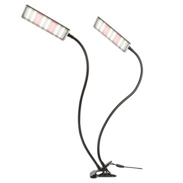 Фитосветильник  24W UL-00010378 ULT-P37-24W-SPFB-TM-60 BLACK TWIN на прищепке с таймером IP40