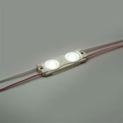 Светодиодный модуль герм. 2led Белый 2835smd 12V линейный с линзой ELF-2SMD2835std W