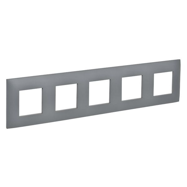 Рамка пластик 5 постов IEK SKANDY SK-M52-K03 SK-F05Gr серый