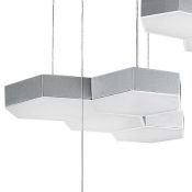 Люстра подвесная Lightstar светодиодная  60W Белый теплый 750222 FAVO хром