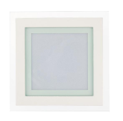 Встраиваемый светильник-панель  12W Белый теплый  017970 CL-S160x160EE 120deg стекло 220V IP20 квадратный белый Уценка!!!
