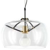 Люстра подвесная Lightstar без лампы 752010 ACQUARIO 1х40W E27 черный/золото
