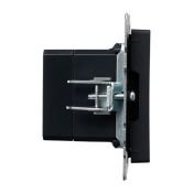Розетка встраиваемая USB IEK BRITE A+C 18Вт BR-U22-018-K53 РЮ11-1-БрГ графит