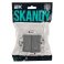 Выключатель жалюзи 10А SK-V12Gr серый SK-V15-0-10-K03 SKANDY IEK