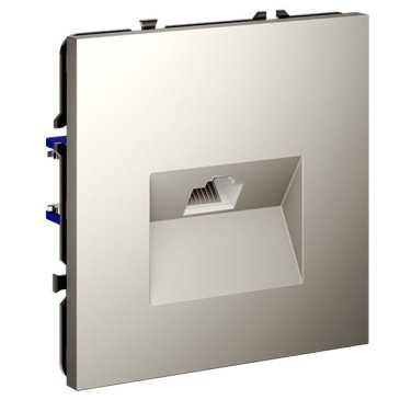 Розетка компьютерная встраиваемая VOLTUM S70 RJ45 кат.6 кашемир