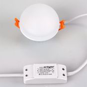 Встраиваемый светильник   5W Белый дневной  020814  LTD-80R-Opal-Sphere полусфера Уценка!!!