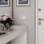 Выключатель встраиваемый трехклавишный  WERKEL WL03-SW-3G / W1130003 слоновая кость