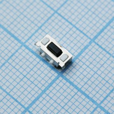 Кнопка тактовая ( 6*3* 3.5) - 1 шток угловая smd