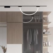 Готовый магнитный набор DENKIRS  30W Белый теплый SET AIR 04 2.4м накладной прямой черный