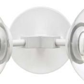 Накладной светильник -бра Lightstar без лампы 785626 BETA 2x40W E27 220V IP20 белый/прозрачный