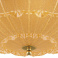 Люстра накладная Lightstar без лампы Zucche 820262 6х60W E14 фигурная янтарный/золото