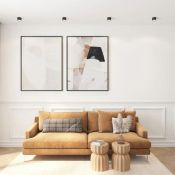 Накладной светильник DENKIRS без лампы LUND DK2601-BK GX53 цилиндр черный