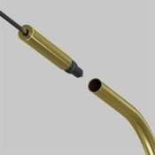 Светильник 3W Белый теплый/белый C104WL-3W3-6K-BS Глаз / Eye Axity IP20 латунь
